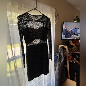 EXPRESS Black Mini Dress